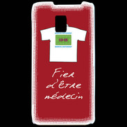 Coque LG P990 Médecin Bonus offensif-défensif Rouge