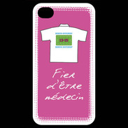 Coque iPhone 4 / iPhone 4S Médecin Bonus offensif-défensif Rose