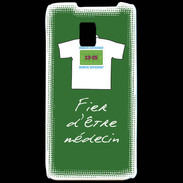 Coque LG P990 Médecin Bonus offensif-défensif Vert