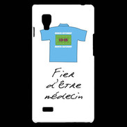Coque LG Optimus L9 Médecin Bonus offensif-défensif Blanc 2