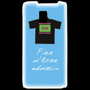 Coque LG P990 Médecin Bonus offensif-défensif Bleu 2