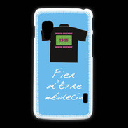 Coque LG L5 2 Médecin Bonus offensif-défensif Bleu 2