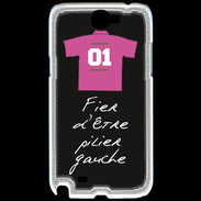 Coque Samsung Galaxy Note 2 Pilier gauche Bonus offensif-défensif Noir