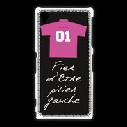Coque Sony Xpéria Z1 Pilier gauche Bonus offensif-défensif Noir