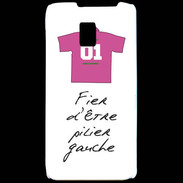 Coque LG P990 Pilier gauche Bonus offensif-défensif Blanc