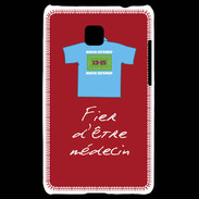 Coque LG Optimus L3 II Médecin Bonus offensif-défensif Rouge 2