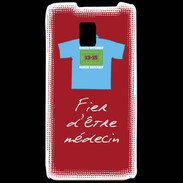 Coque LG P990 Médecin Bonus offensif-défensif Rouge 2
