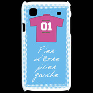 Coque Samsung Galaxy S Pilier gauche Bonus offensif-défensif Bleu