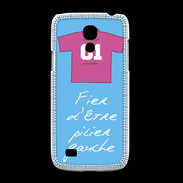 Coque Samsung Galaxy S4mini Pilier gauche Bonus offensif-défensif Bleu
