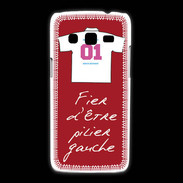 Coque Samsung Galaxy Express2 Pilier gauche Bonus offensif-défensif Rouge