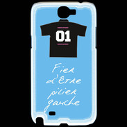 Coque Samsung Galaxy Note 2 Pilier gauche Bonus offensif-défensif Bleu 2