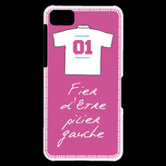 Coque Blackberry Z10 Pilier gauche Bonus offensif-défensif Rose