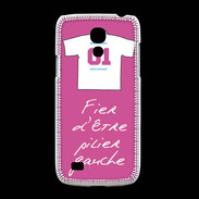 Coque Samsung Galaxy S4mini Pilier gauche Bonus offensif-défensif Rose