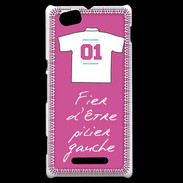 Coque Sony Xperia M Pilier gauche Bonus offensif-défensif Rose