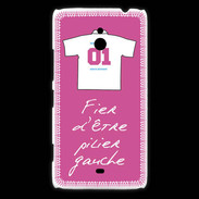 Coque Nokia Lumia 1320 Pilier gauche Bonus offensif-défensif Rose
