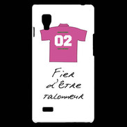 Coque LG Optimus L9 Talonneur Bonus offensif-défensif Blanc