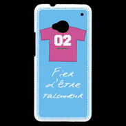 Coque HTC One Talonneur Bonus offensif-défensif Bleu