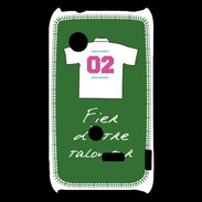 Coque Sony Xperia Typo Talonneur Bonus offensif-défensif Vert