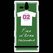 Coque Sony Xperia U Talonneur Bonus offensif-défensif Vert