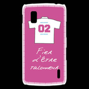 Coque LG Nexus 4 Talonneur Bonus offensif-défensif Rose