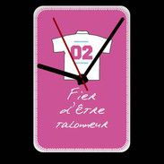 Grande pendule murale Talonneur Bonus offensif-défensif Rose