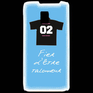 Coque LG P990 Talonneur Bonus offensif-défensif Bleu 2
