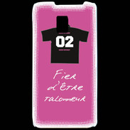 Coque LG P990 Talonneur Bonus offensif-défensif Rose 2