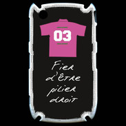 Coque Blackberry 8520 Pilier droit Bonus offensif-défensif Noir