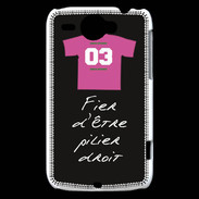 Coque HTC Wildfire G8 Pilier droit Bonus offensif-défensif Noir