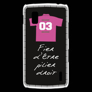 Coque LG Nexus 4 Pilier droit Bonus offensif-défensif Noir