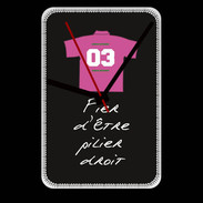 Grande pendule murale Pilier droit Bonus offensif-défensif Noir