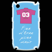 Coque Blackberry 8520 Pilier droit Bonus offensif-défensif Bleu