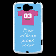 Coque HTC Wildfire G8 Pilier droit Bonus offensif-défensif Bleu