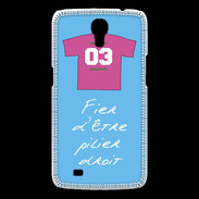 Coque Samsung Galaxy Mega Pilier droit Bonus offensif-défensif Bleu