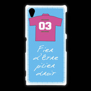 Coque Sony Xpéria Z1 Pilier droit Bonus offensif-défensif Bleu