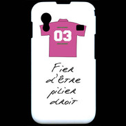 Coque Samsung ACE S5830 Pilier droit Bonus offensif-défensif Blanc
