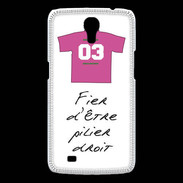 Coque Samsung Galaxy Mega Pilier droit Bonus offensif-défensif Blanc