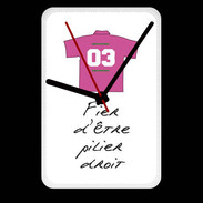 Grande pendule murale Pilier droit Bonus offensif-défensif Blanc