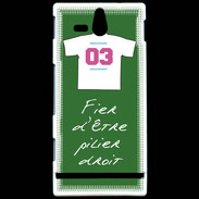 Coque Sony Xperia U Pilier droit Bonus offensif-défensif Vert