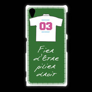 Coque Sony Xpéria Z1 Pilier droit Bonus offensif-défensif Vert