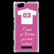 Coque Sony Xperia M Pilier droit Bonus offensif-défensif Rose