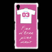Coque Sony Xpéria Z1 Pilier droit Bonus offensif-défensif Rose