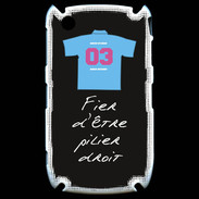 Coque Blackberry 8520 Pilier droit Bonus offensif-défensif Noir 2