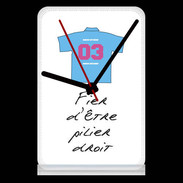 Pendule de bureau Pilier droit Bonus offensif-défensif Blanc 2