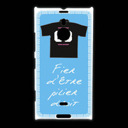 Coque Nokia Lumia 1520 Pilier droit Bonus offensif-défensif Bleu 2
