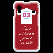 Coque Samsung ACE S5830 Pilier droit Bonus offensif-défensif Rouge