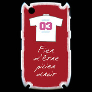 Coque Blackberry 8520 Pilier droit Bonus offensif-défensif Rouge
