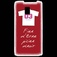 Coque LG P990 Pilier droit Bonus offensif-défensif Rouge