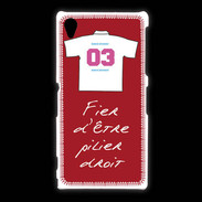Coque Sony Xpéria Z1 Pilier droit Bonus offensif-défensif Rouge