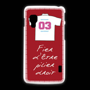 Coque LG L5 2 Pilier droit Bonus offensif-défensif Rouge